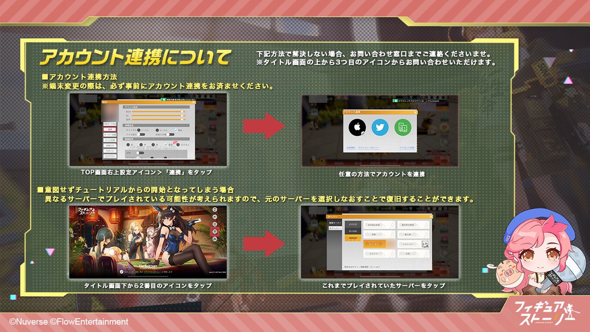 フィギュアストーリー アカウント連携に関する注意 ギアスト で遊ぶ際にお使いの端末を変更予定 21 09 16 ゲーム速報gmchk