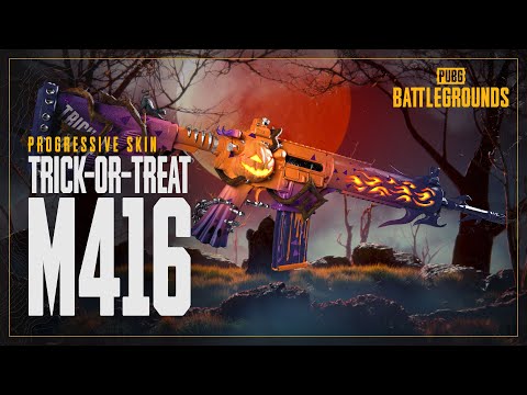 動画 Pubg Mobile 成長型武器スキン Trick Or Treat M416 Pubg 21 10 5 ゲームニュース速報gmchk