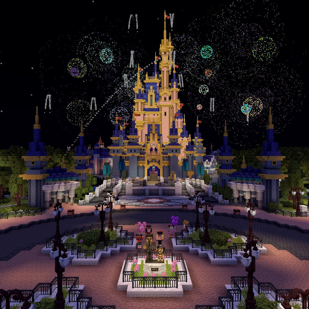 動画 マイクラ Minecraft X Walt Disney Magic Kingdom Dlc Official Trailer 21 11 16 ゲームニュース速報gmchk
