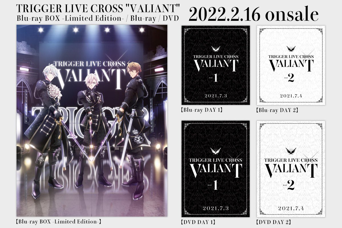 TRIGGER LIVE CROSS VALIANT DAY2 DVD - ブルーレイ