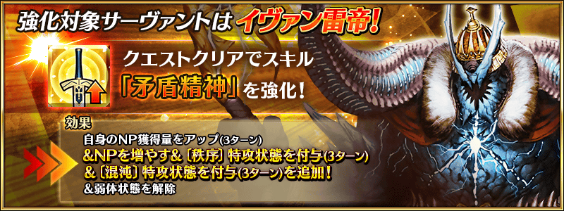 Fgo カルデア広報局より 5 Ssr イヴァン雷帝 が強化されるサーヴァント強化 22 03 09 ゲーム速報gmchk